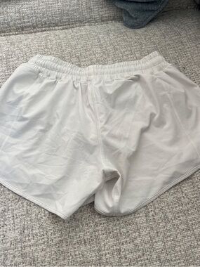 Lululemon white Athletic Elastic-Waist Shorts